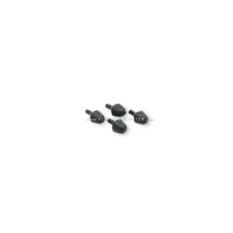 Kit de silent blocs de portiere boite a gants Vespa TS - PX Kit de silent blocs de portiere boite a gants Vespa TS - PX